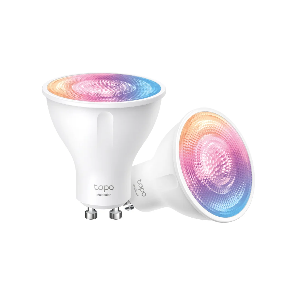 Pack 2 Bombillas GU10 Multicolor Wi-Fi Tapo