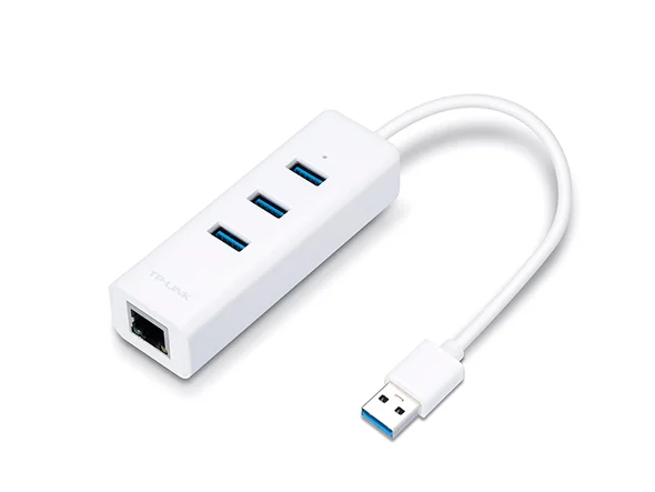 Adaptador USB 2 en 1 con Hub de 3 Puertos