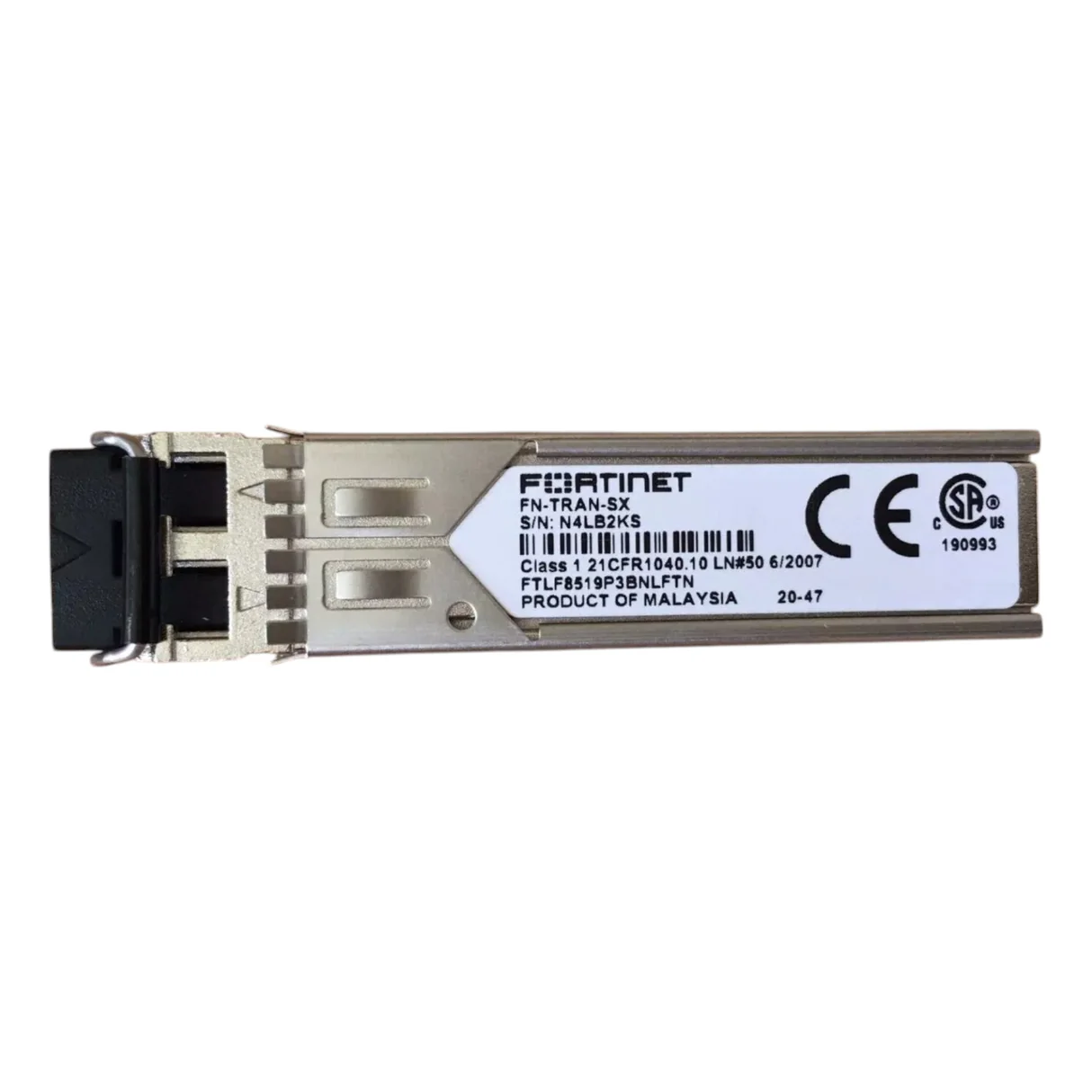 Módulo Fortinet FN-TRAN-GC – 1GE SFP RJ45 100 m